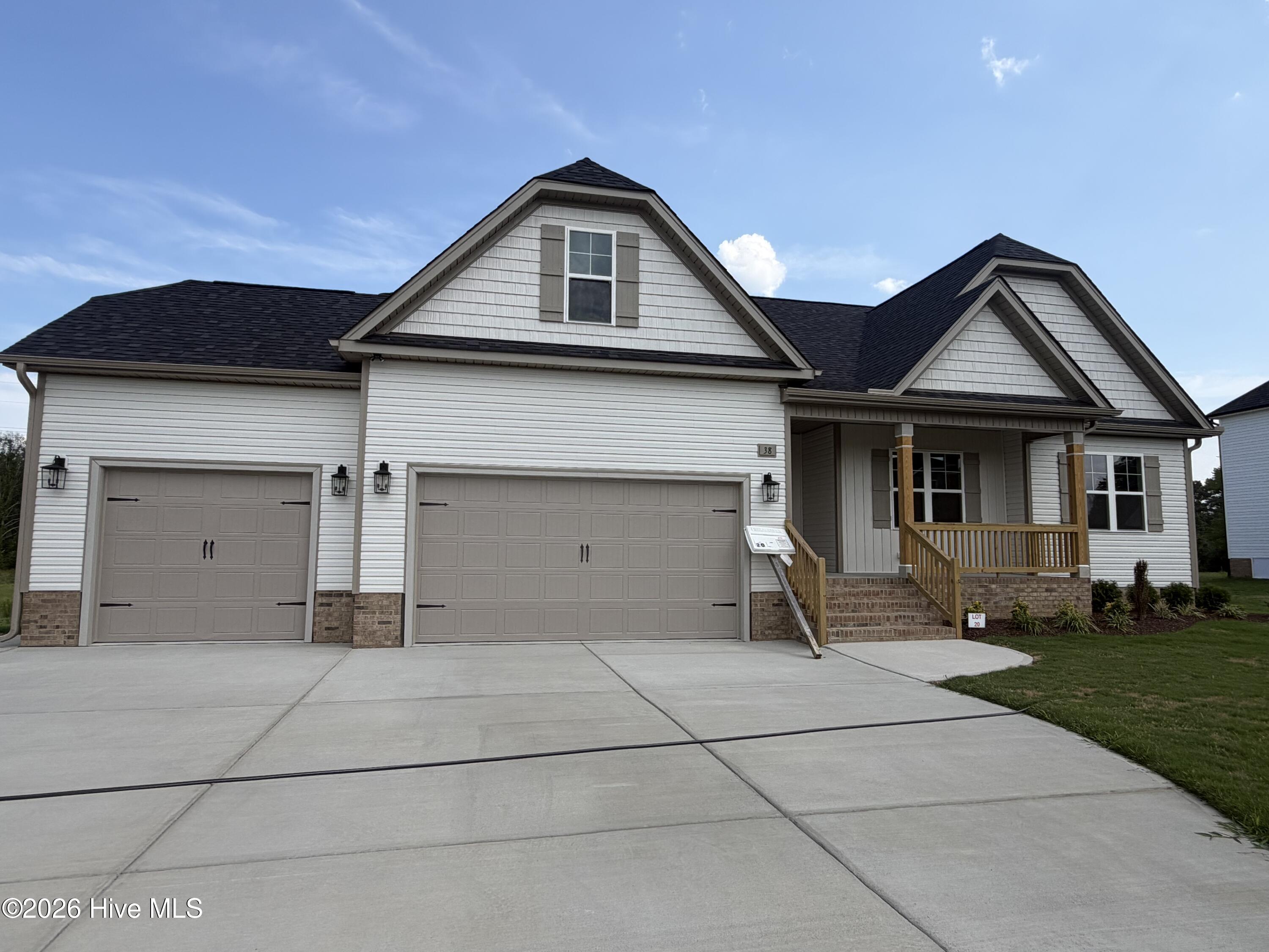 Exterior photo of 38 Charles Point Lane, Selma, NC 27576. MLS: 100550970
