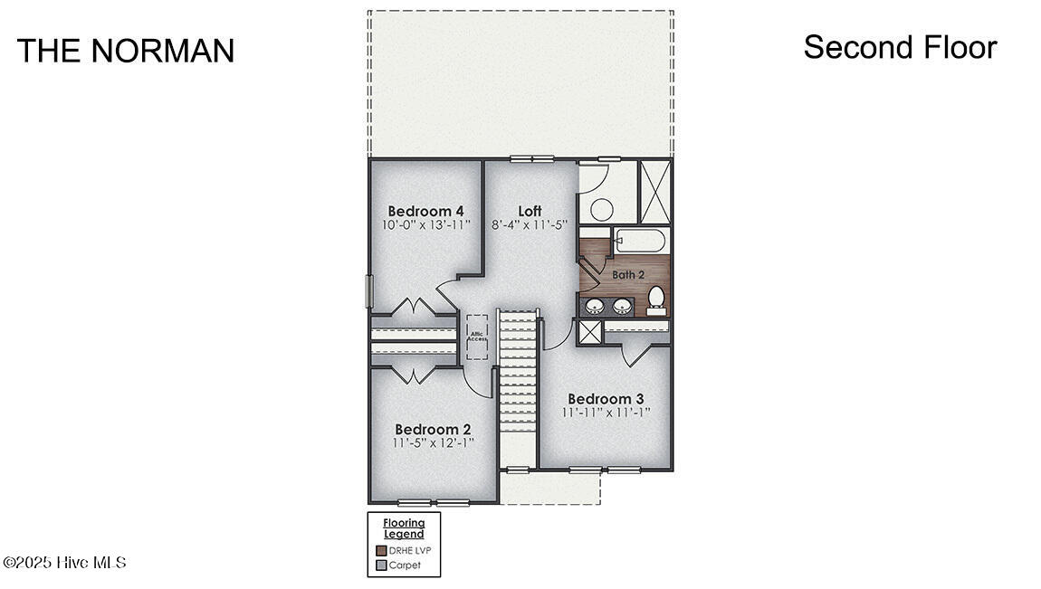 108 Cashmere Court Unit 19, Wilmington, NC 28411 – photo 3: Norman_Second Floor_4BR Left