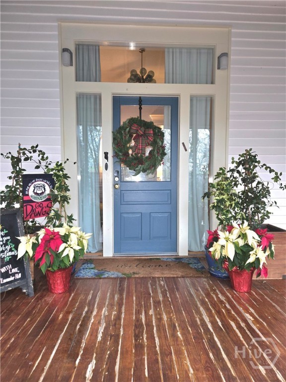 A little festive welcome for the holiday season.