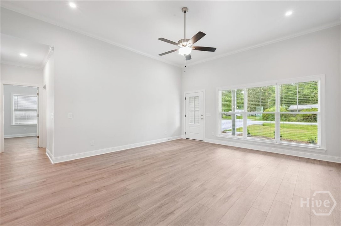 Enter in and notice the beautiful flooring.