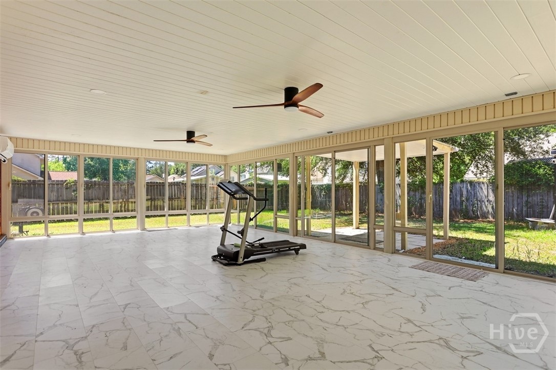 Climate controlled sunroom!