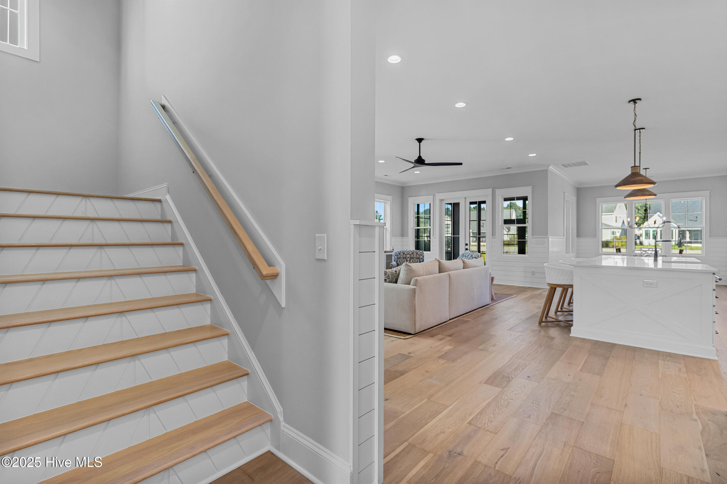 Stairs leading to second floor