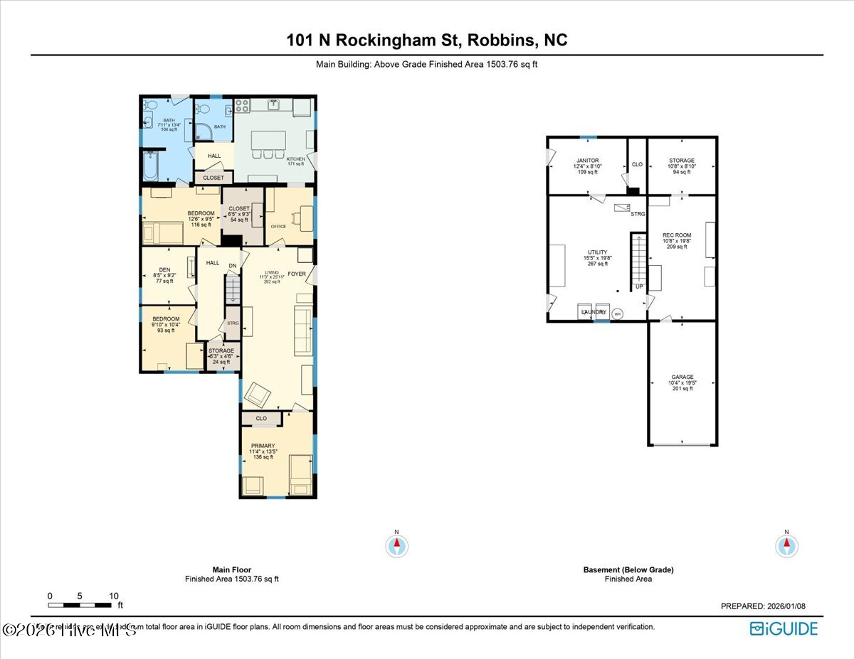Homes For Sale - 101 N Rockingham Street<br/> Robbins, NC 27325
