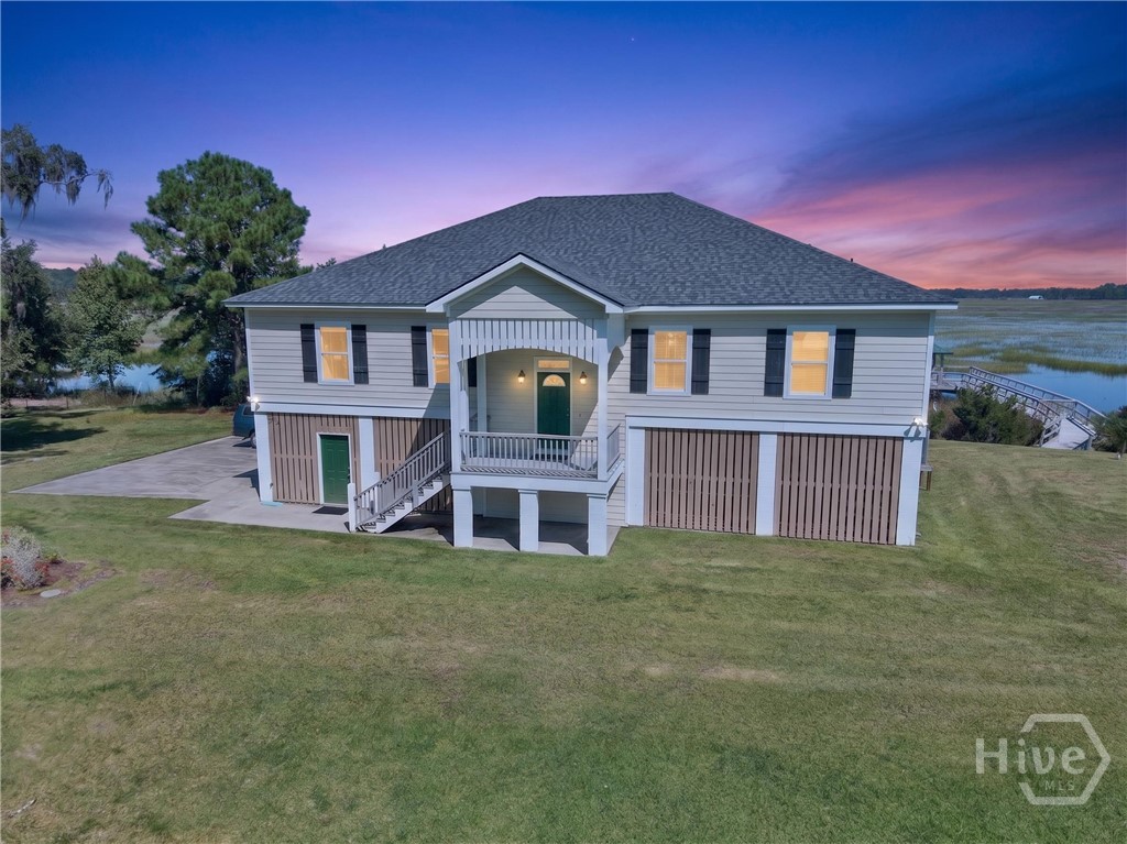 Enjoy the sunrise and sunset at this Georgia Coastal Home.