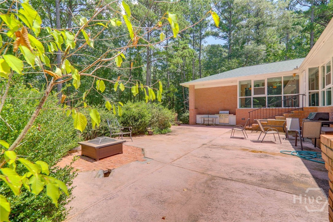 The patio