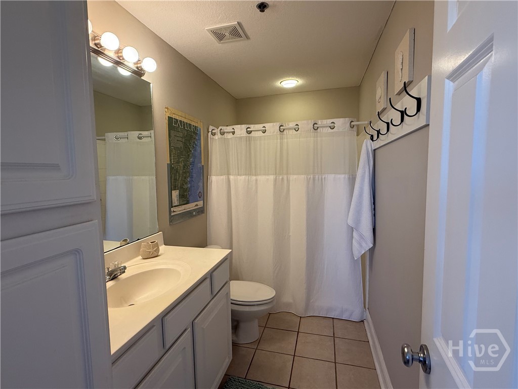 Private Bath Guest Bedroom #1 with walk in shower