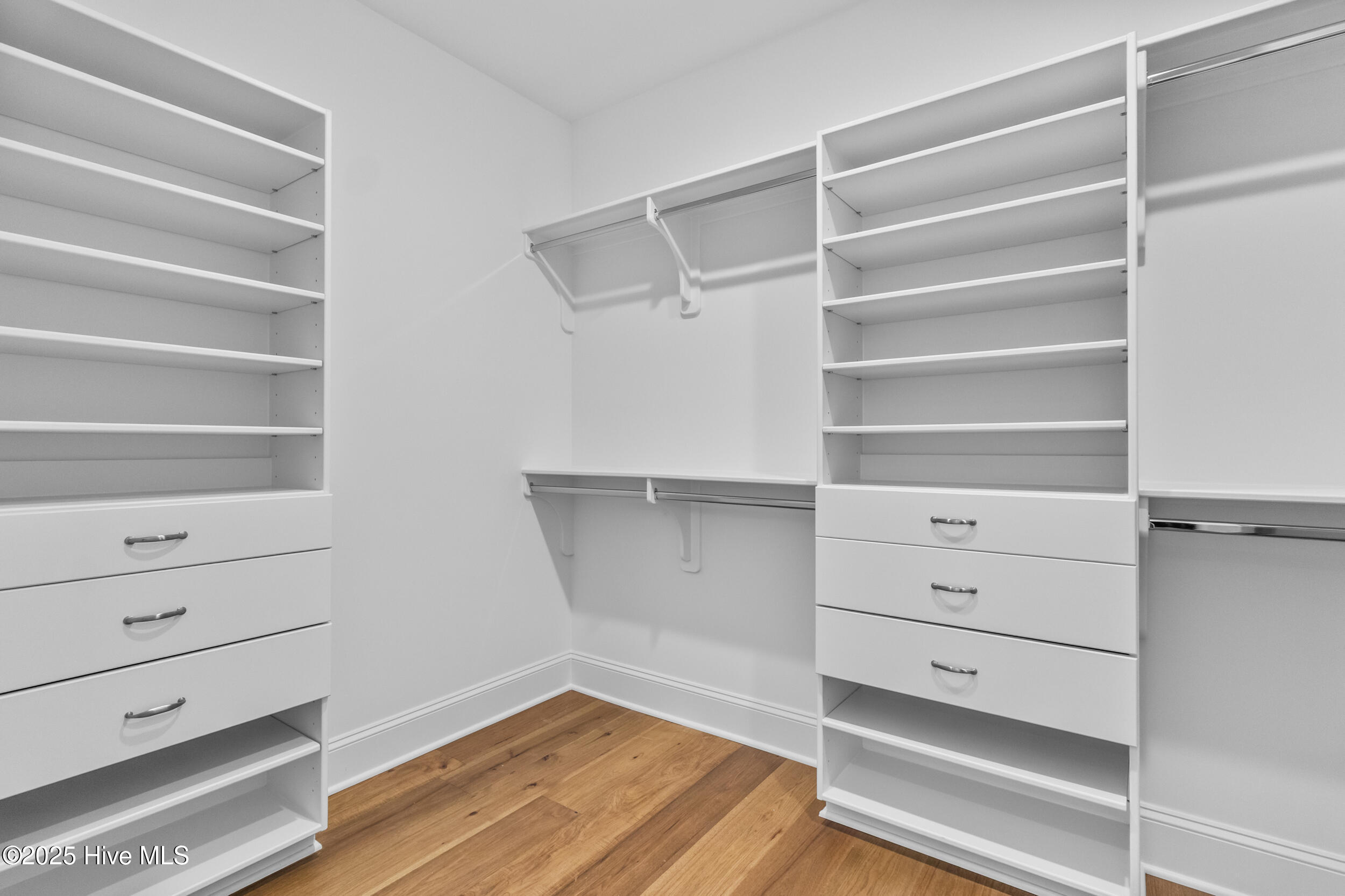 Primary closet with built-ins