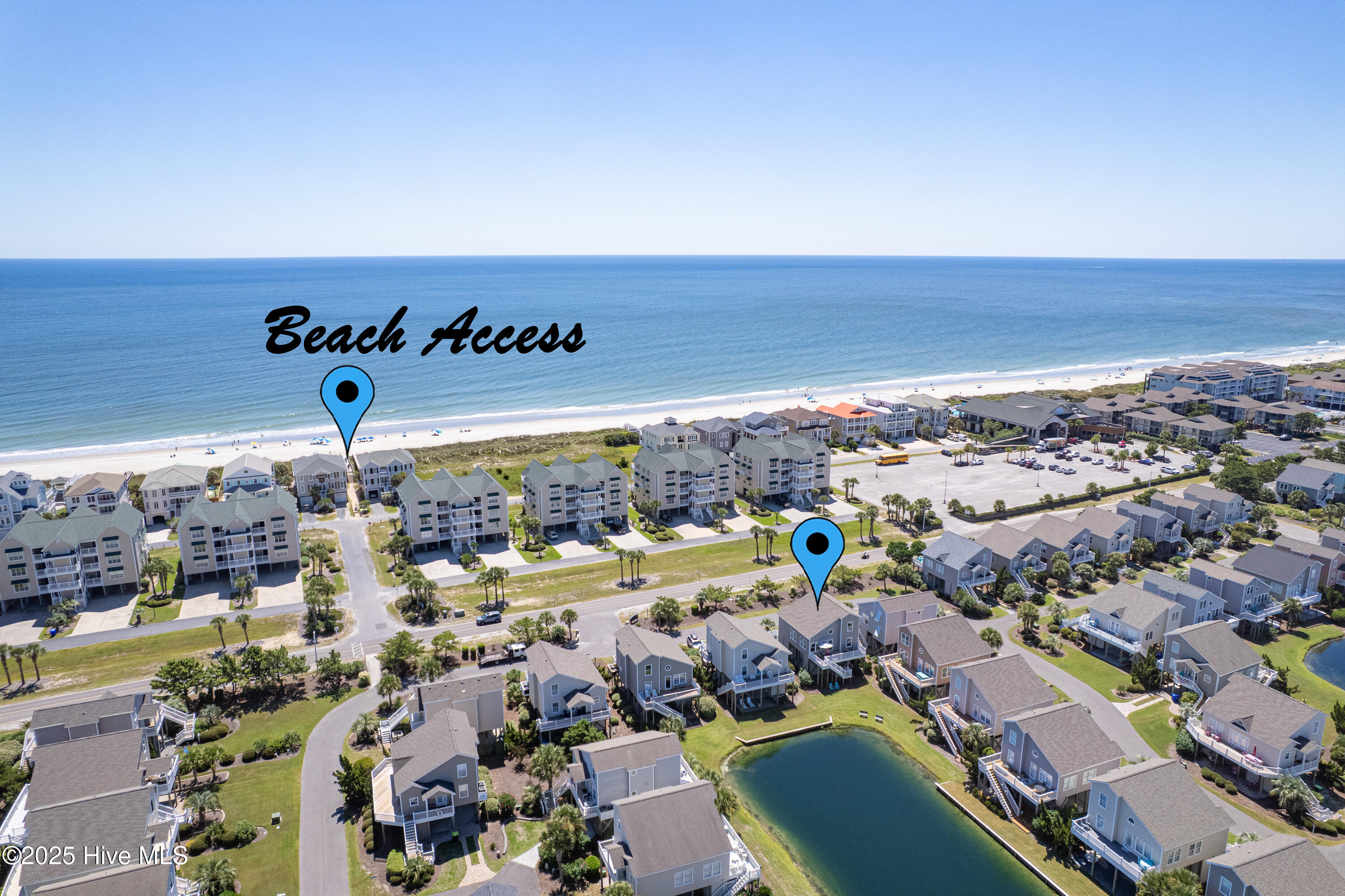 Across from beach access!