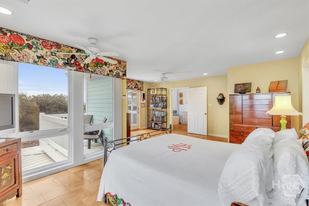 Top floor primary bedroom