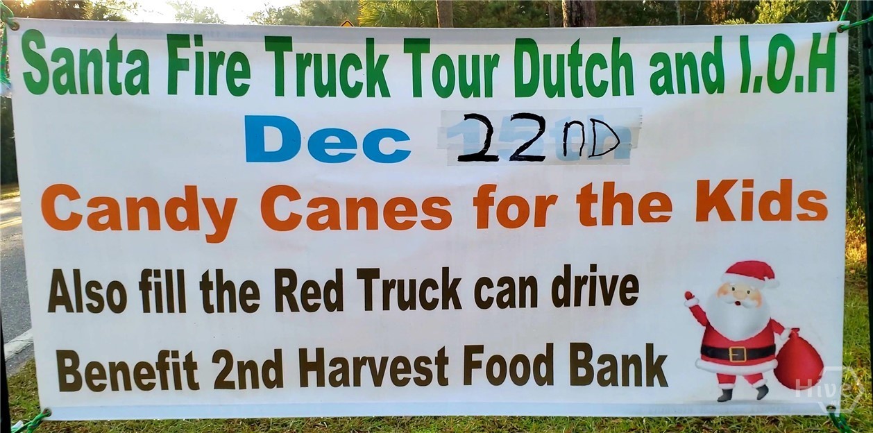 Santa Fire Truck Tour