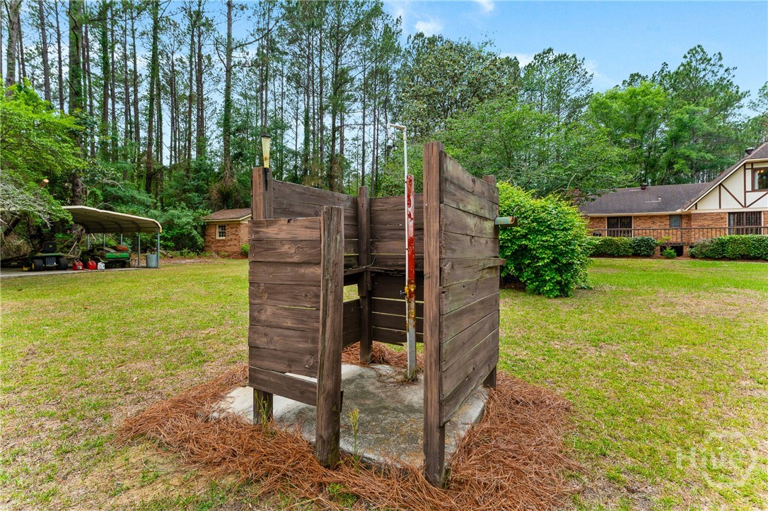 outdoor shower