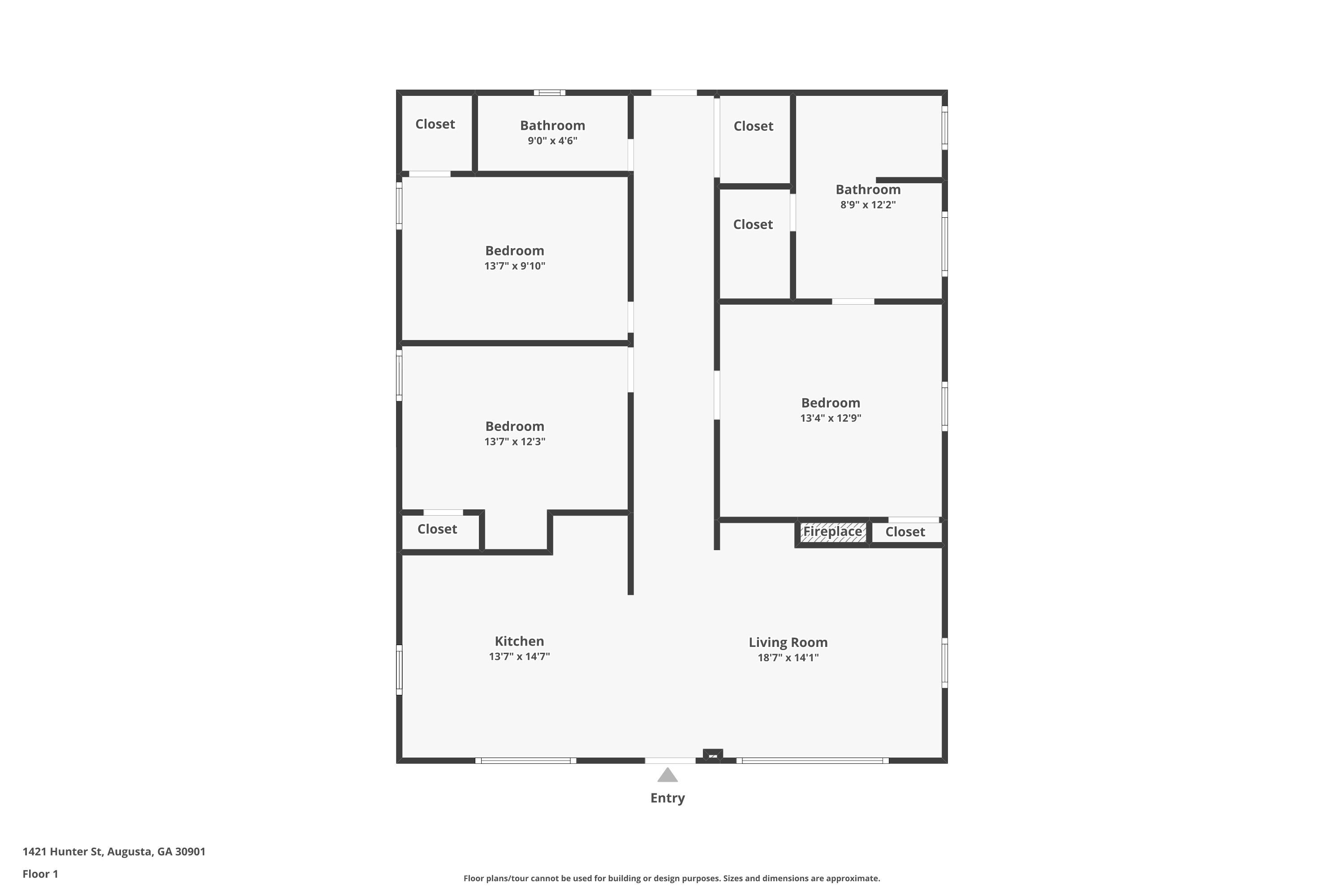 Homes For Sale - 1421 Hunter Street<br/> Augusta, GA 30901