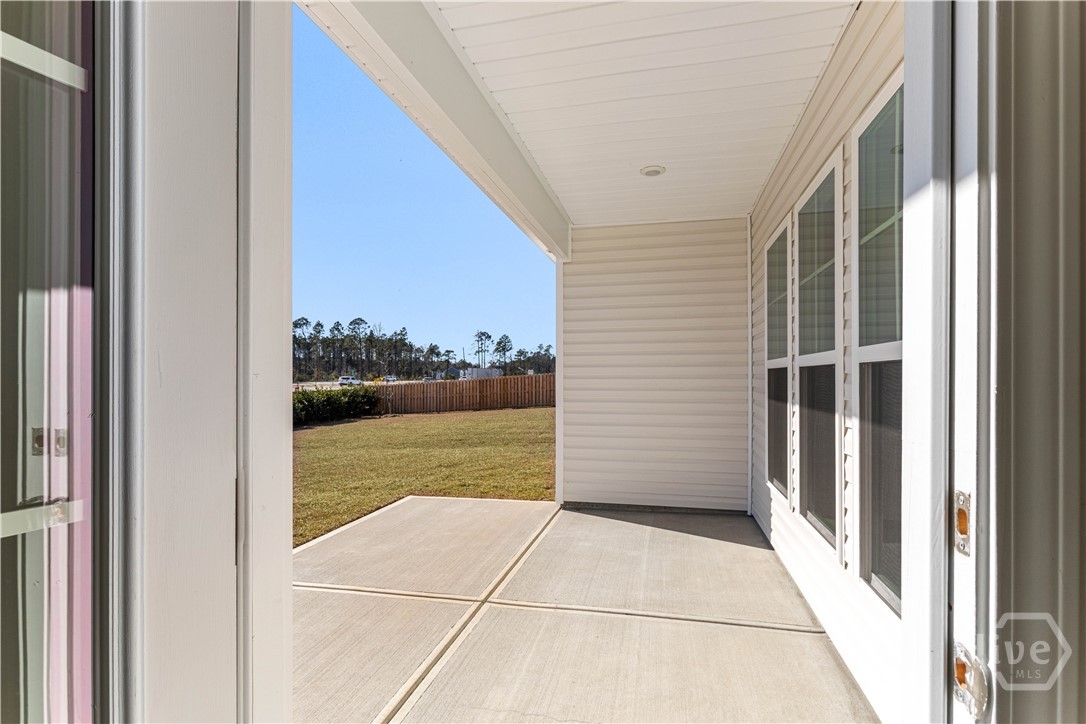 Covered Back Porch
