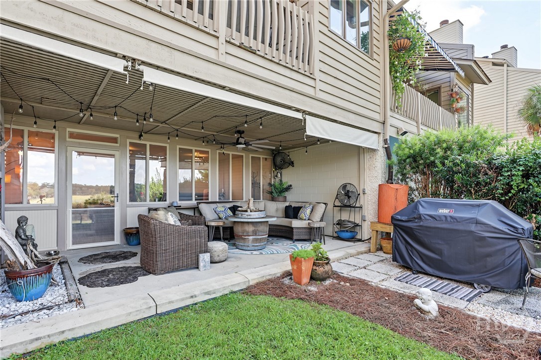 Covered patio