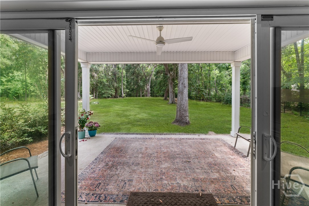 Inviting Back Porch