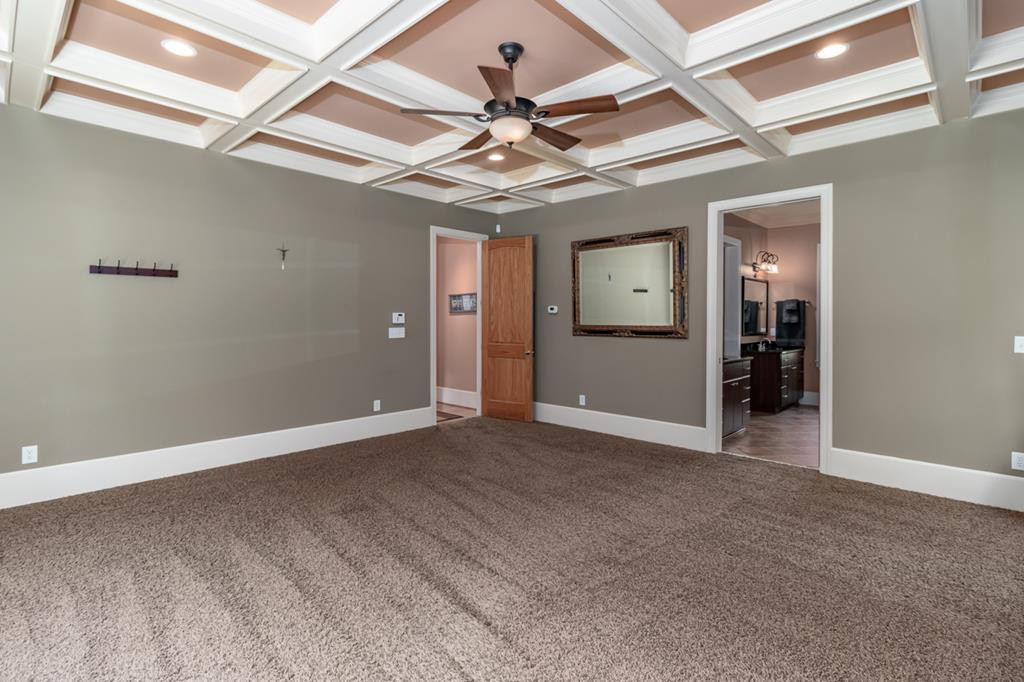 Owner's Suite w/ Coffered Ceiling