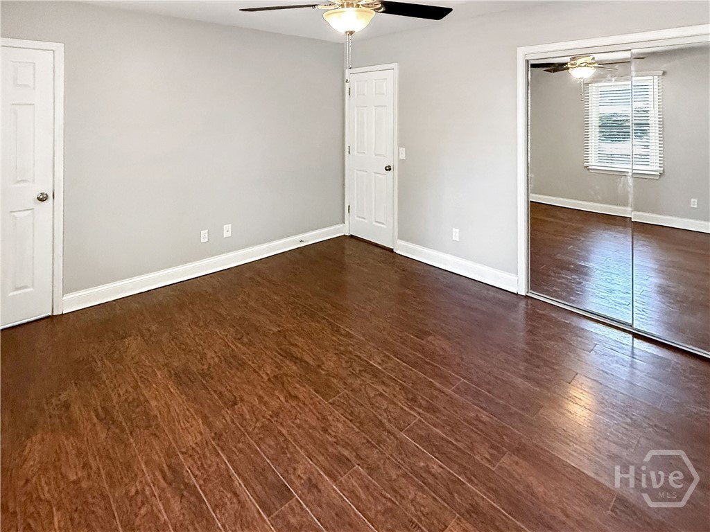 Master Bedroom with a fan A