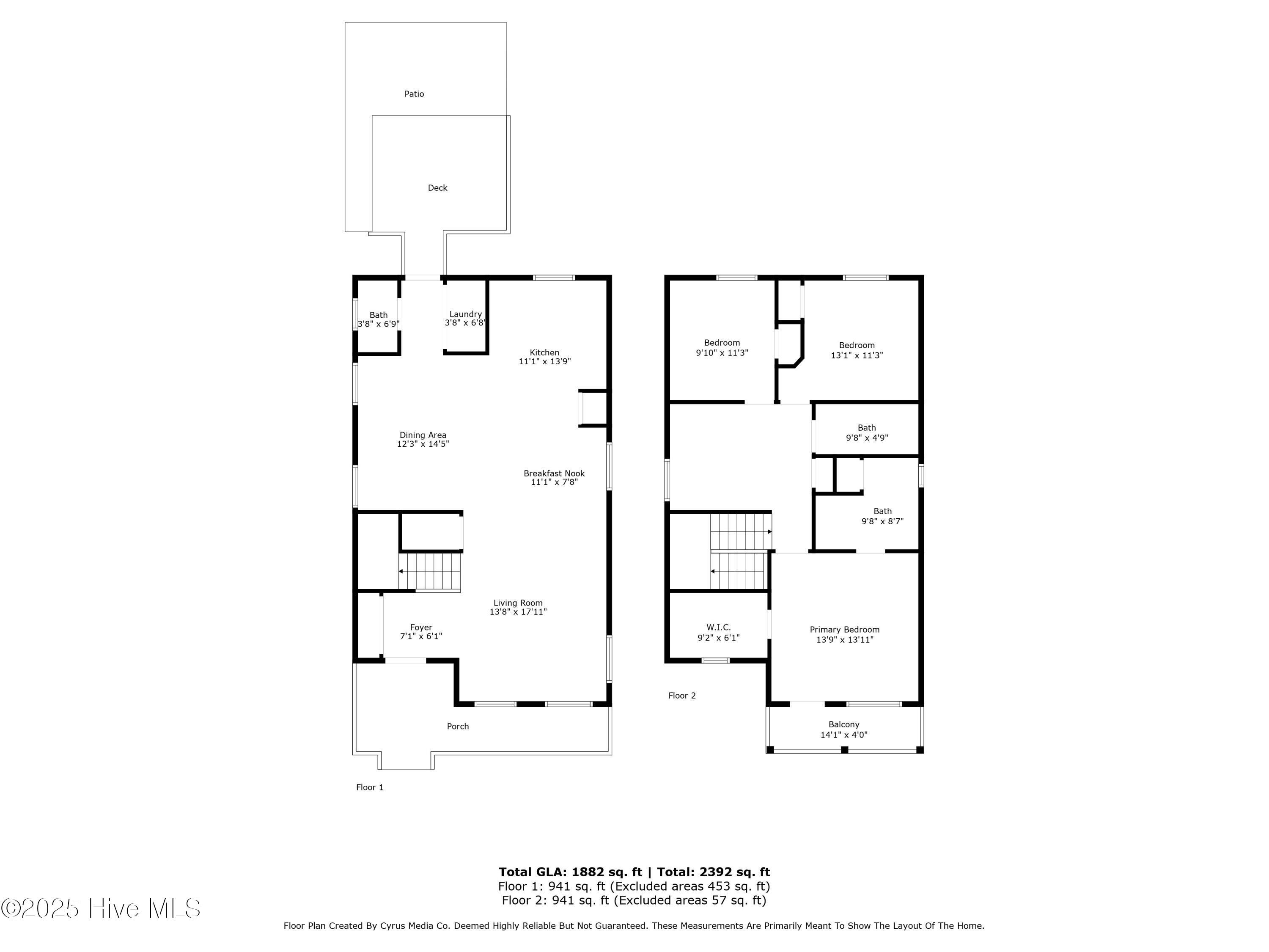 117 S 8th Street, Wilmington, NC 28401 – photo 24: All Floors Schematic Floor Plan