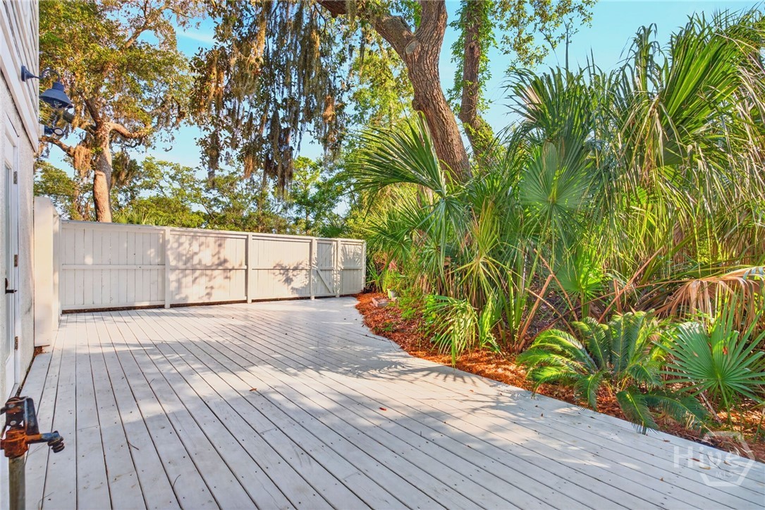 rear deck
