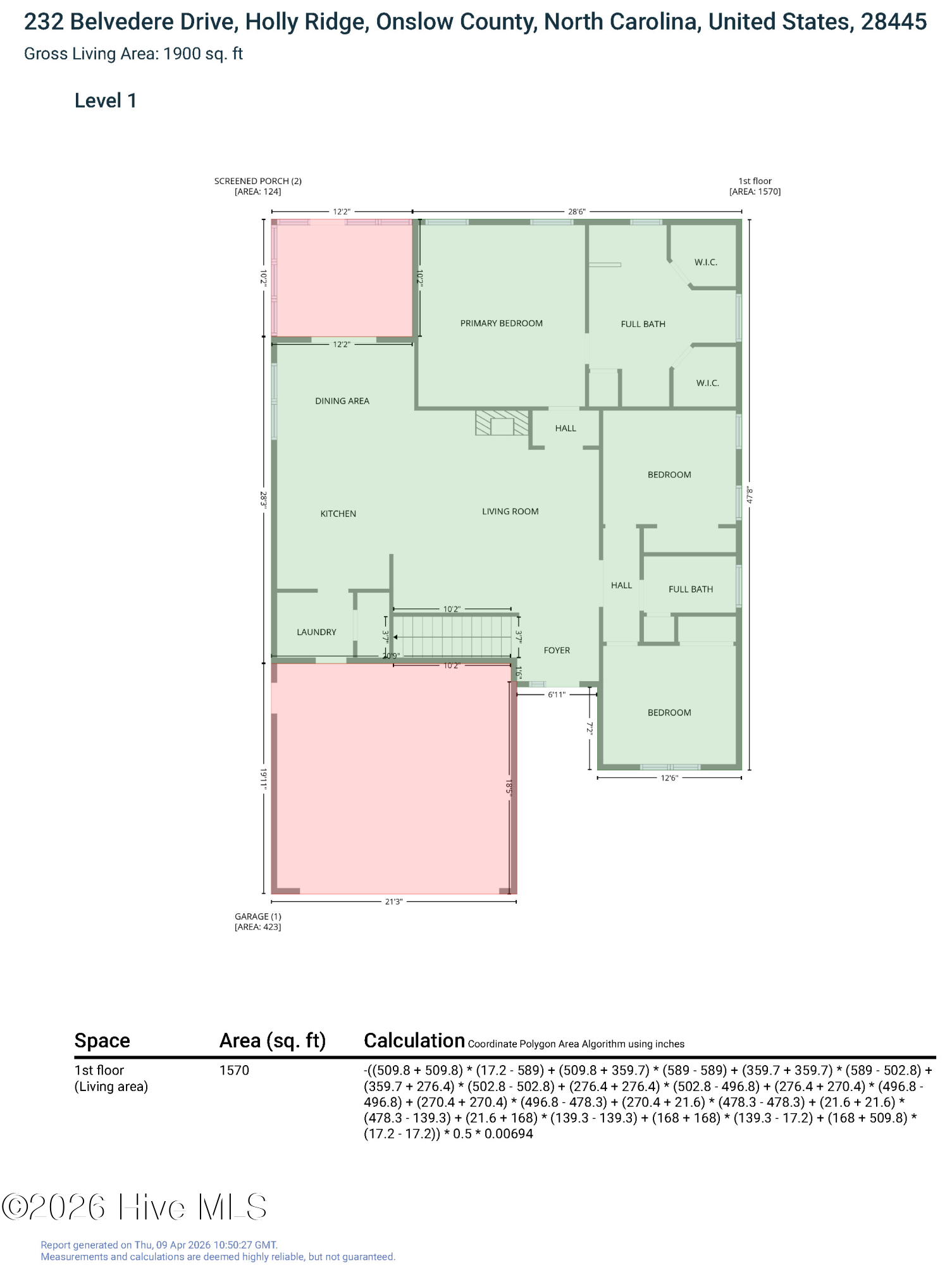 Homes For Sale - 232 Belvedere Drive<br/> Onslow County, Holly Ridge, NC 28445