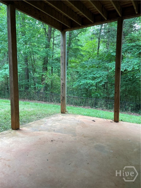 patio downstairs