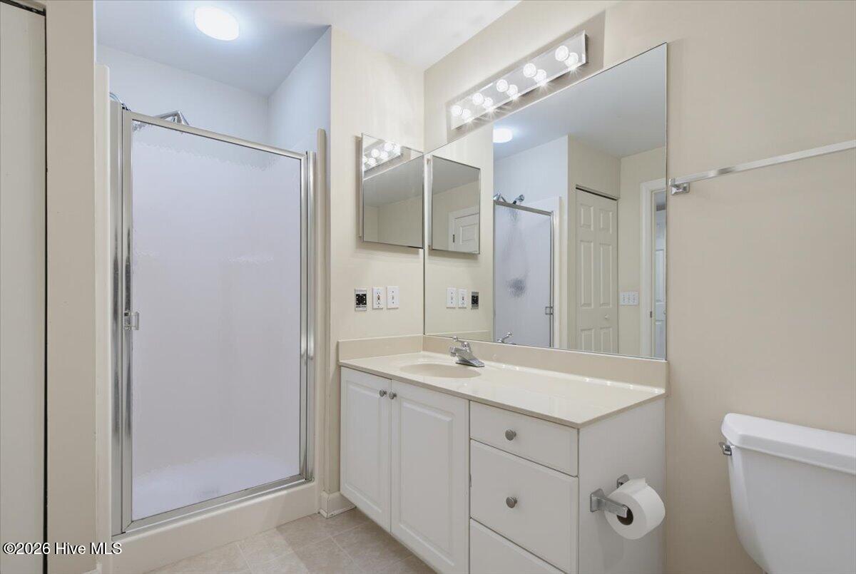 Bathroom with separate shower
