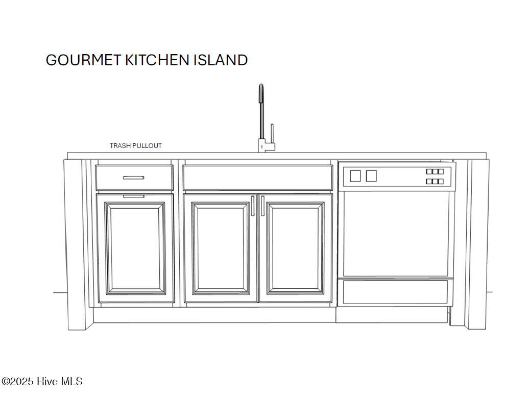 6231 Raystone Way, Leland, NC 28451 – photo 8: Cabinet layout for Kitchen Island