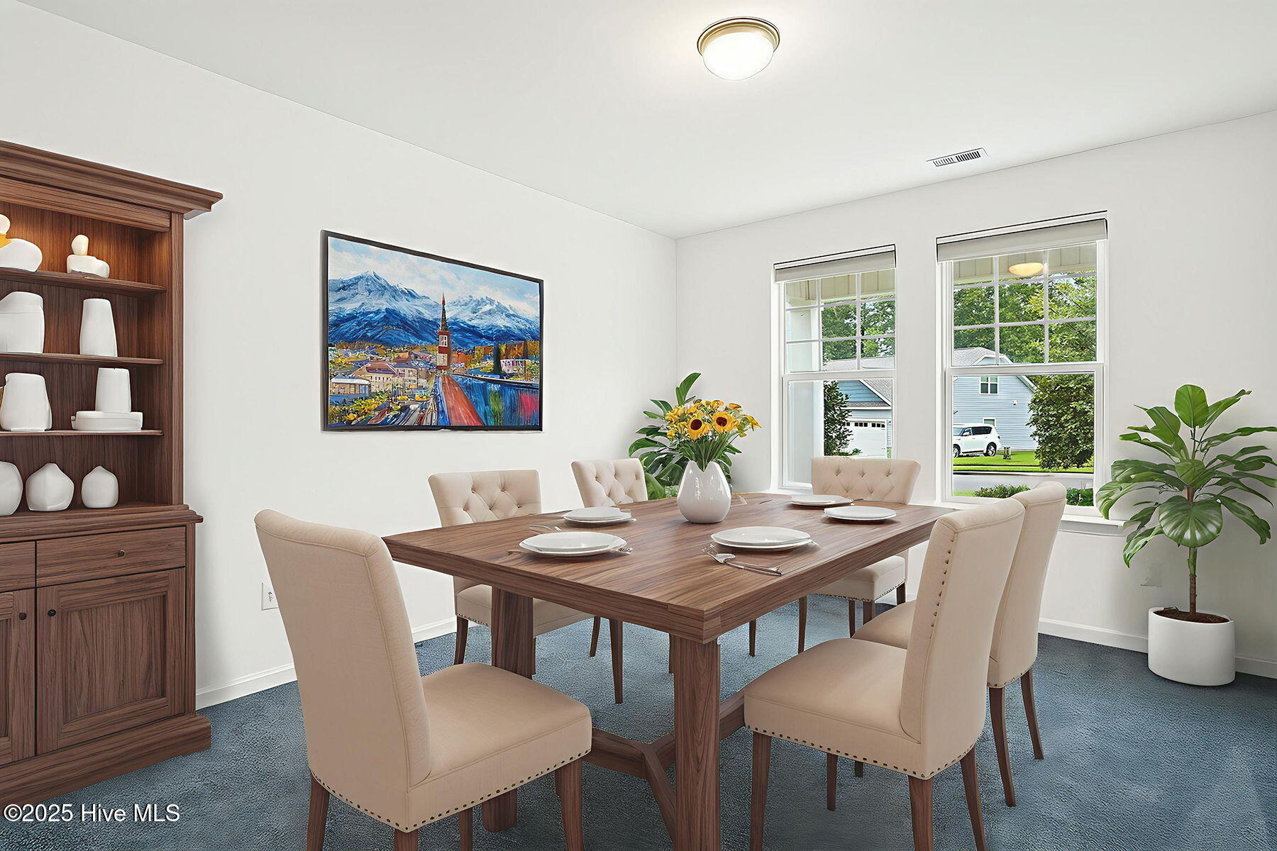 Dining Room staged