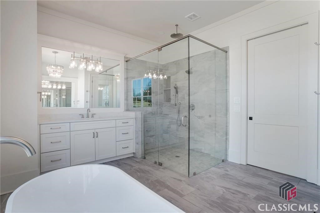 Primary Bathroom - Frameless Shower