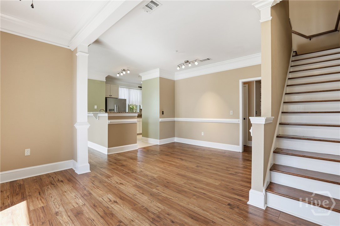 Stairway to second floor
