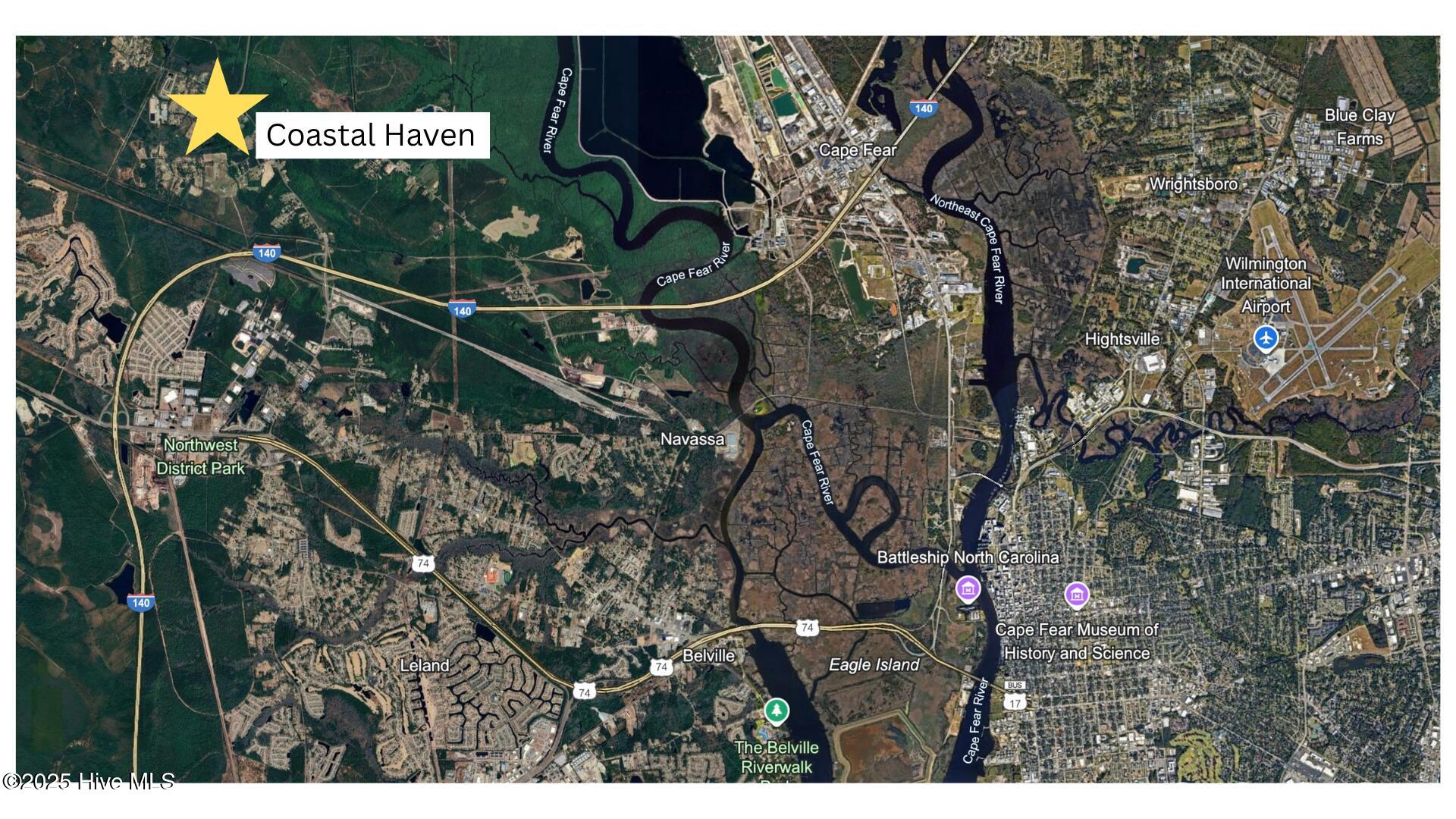 Coastal Haven Area Map
