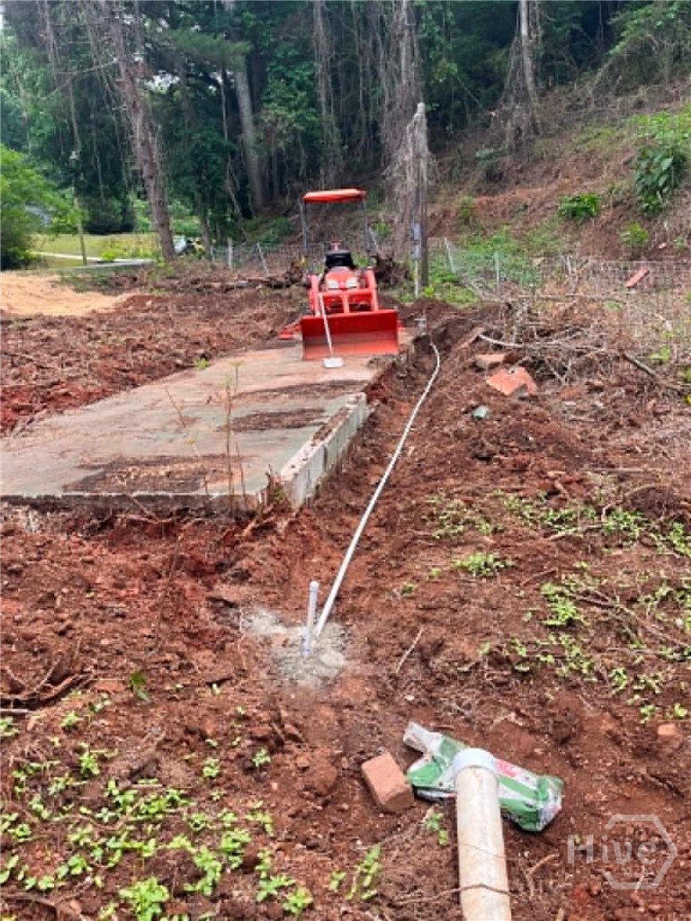 private sewer line
