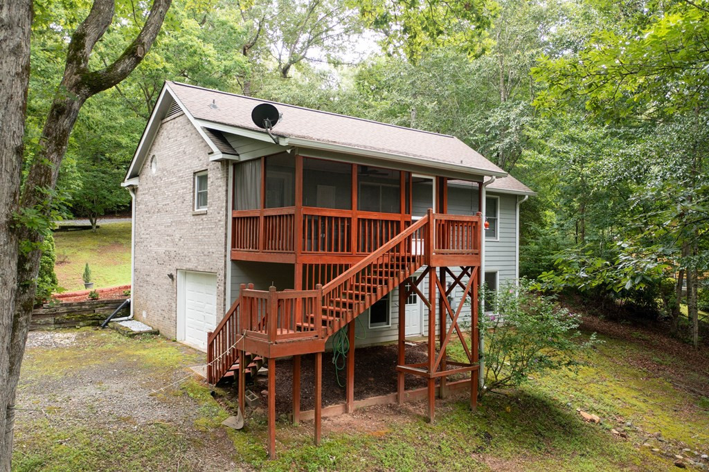 Exterior photo of 125 Jess Hooper Drive, Hayesville, NC 28904. MLS: 98525349