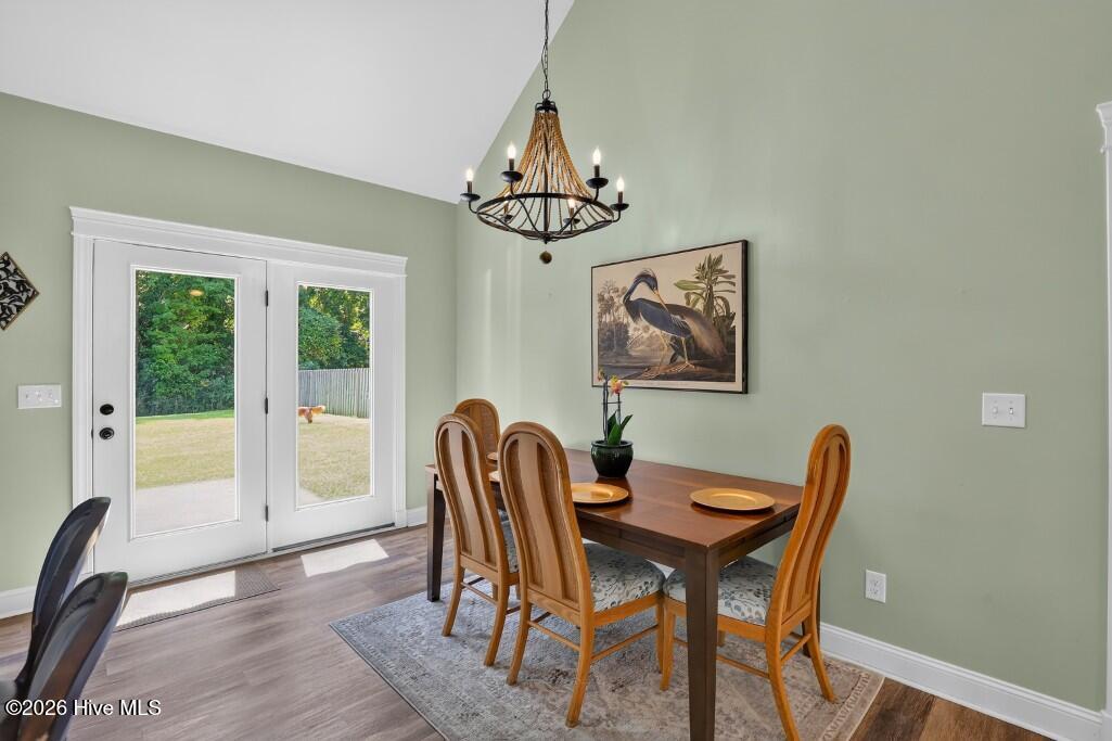 Dining Area with plenty of natural light