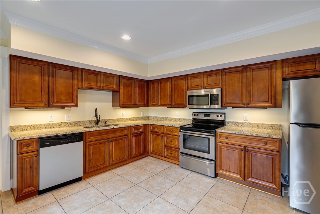 terrace level kitchen