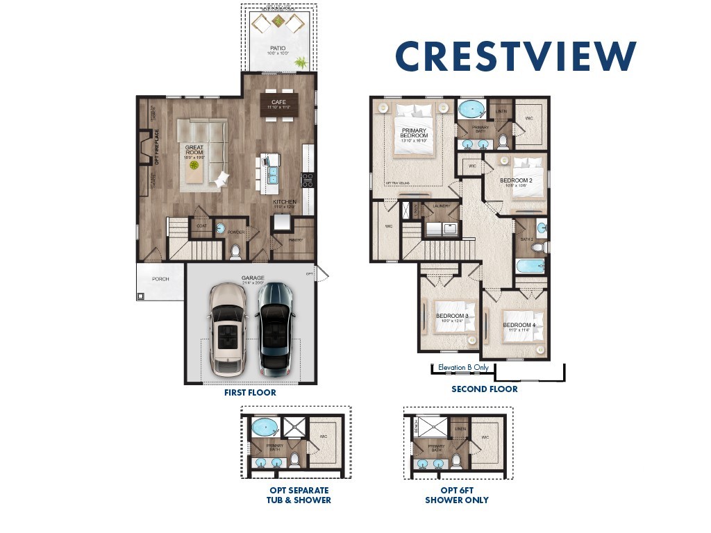 Rendering only. Colors, upgrades, dimensions and d