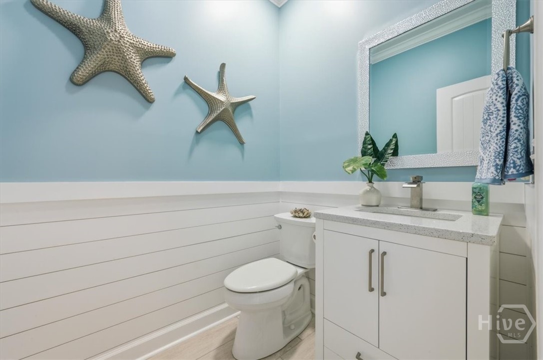 Half bath for the convenience of your guests.