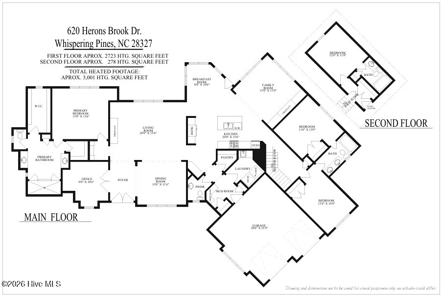 Homes For Sale - 620 Herons Brook Drive<br/> Moore County, Whispering Pines, NC 28327