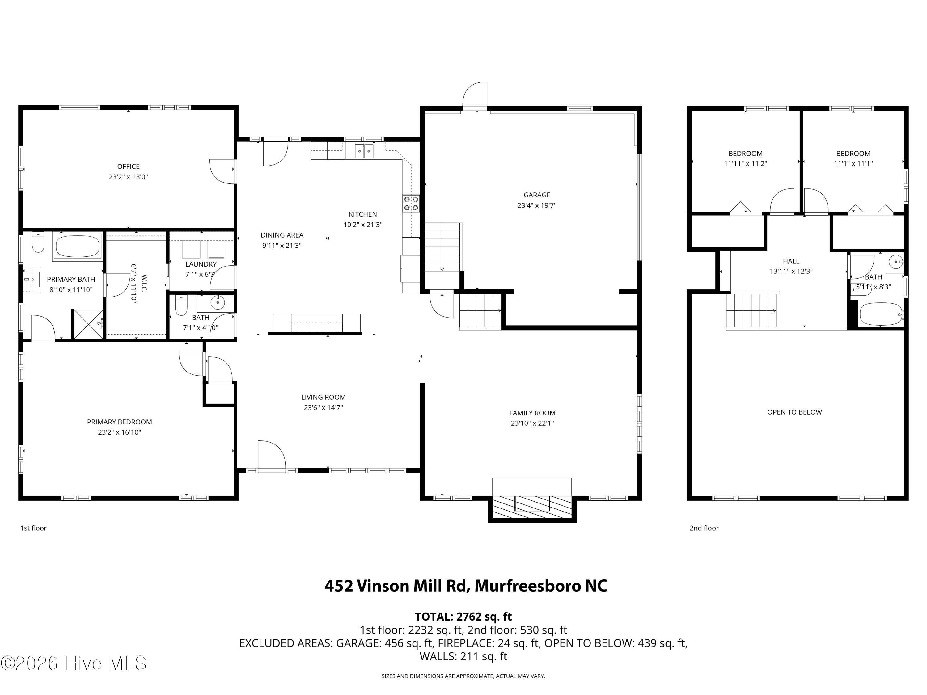 Exterior photo of 452 Vinson Mill Road, Murfreesboro, NC 27855. MLS: 100590687