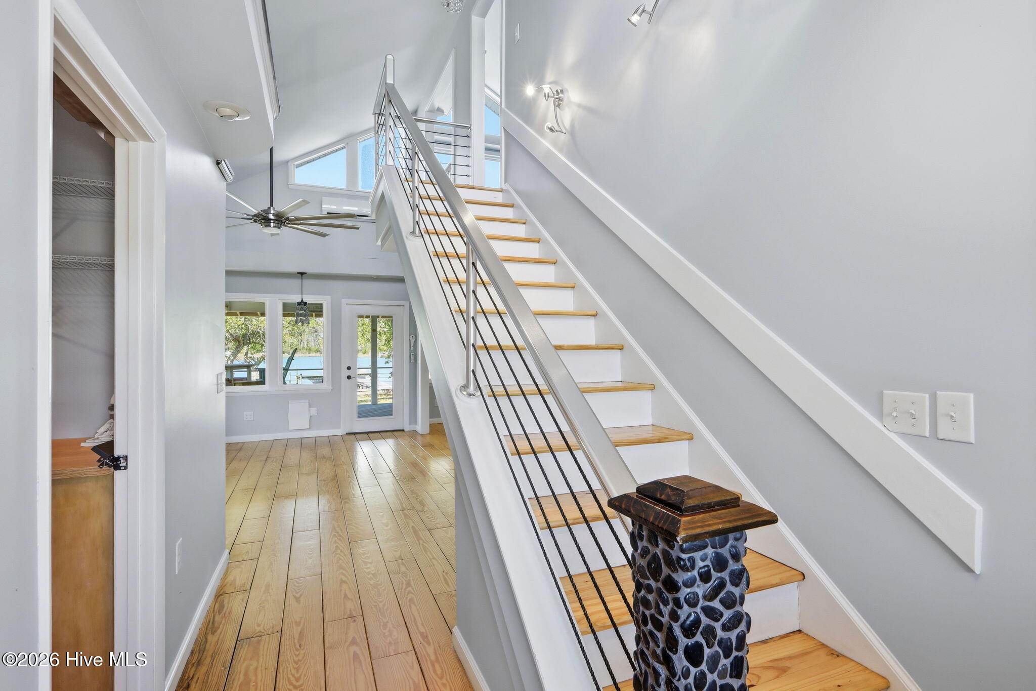 Walking in the front door