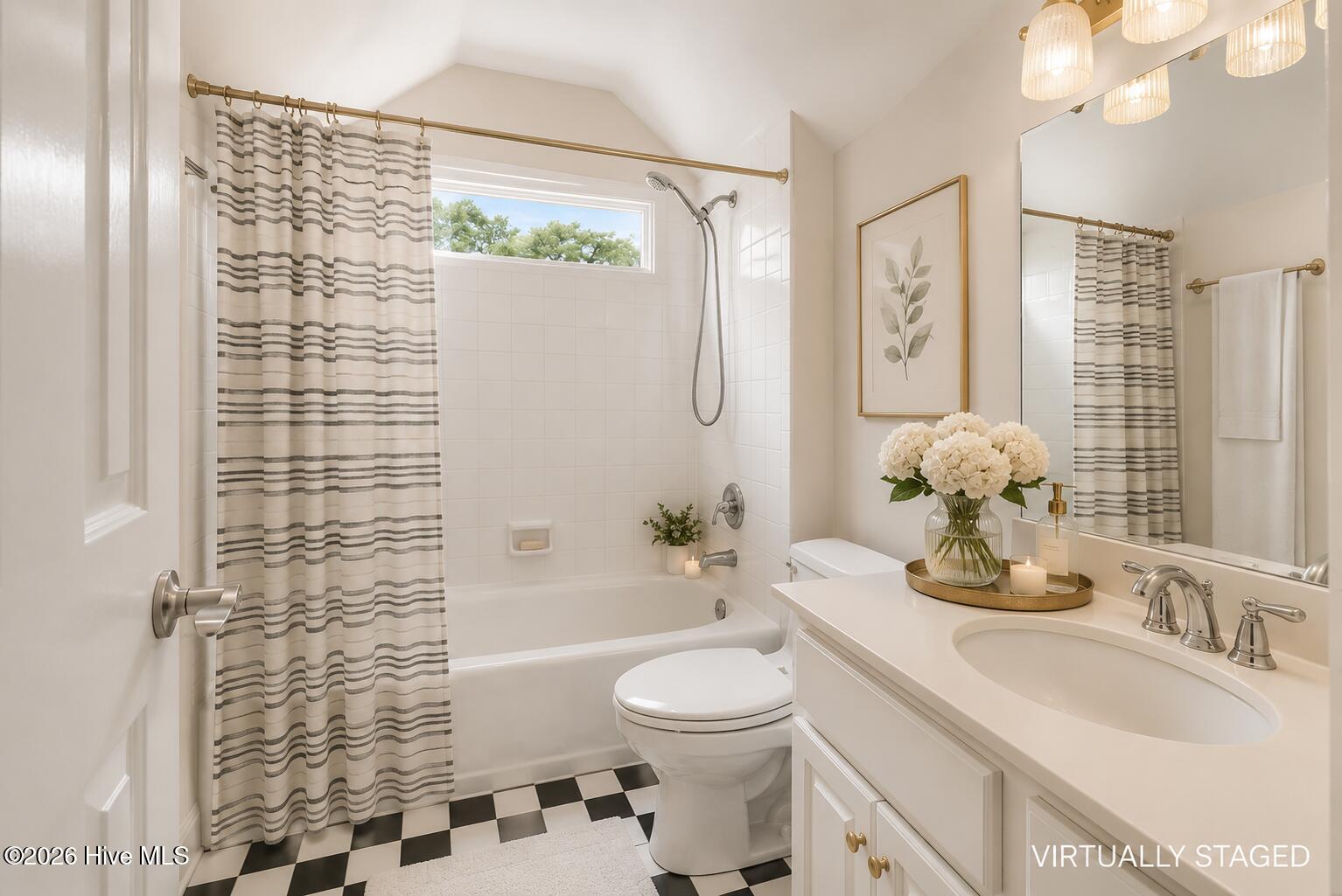 Virtually Staged - Second Bathroom