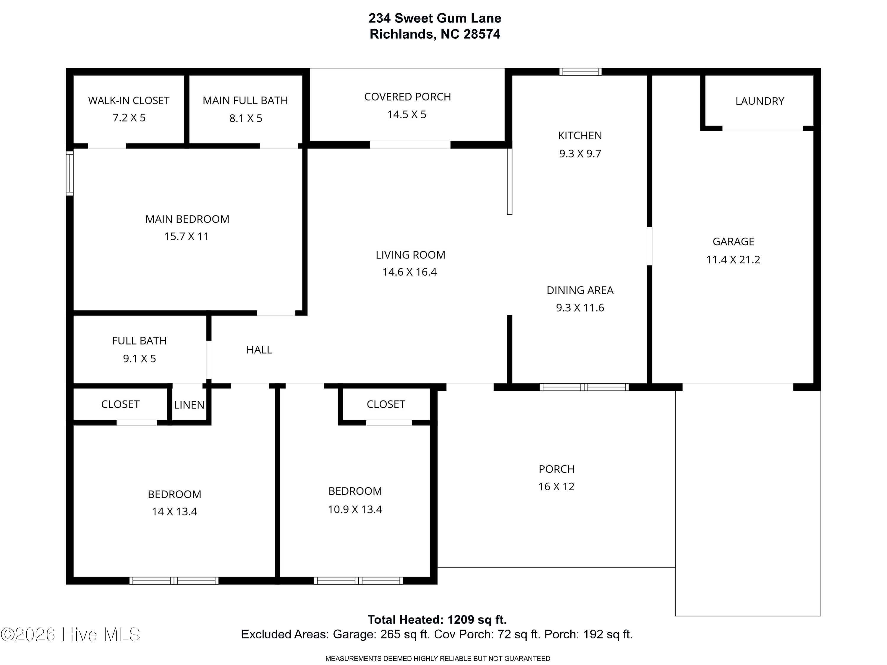 Homes For Sale - 234 Sweet Gum Lane<br/> Richlands, NC 28574