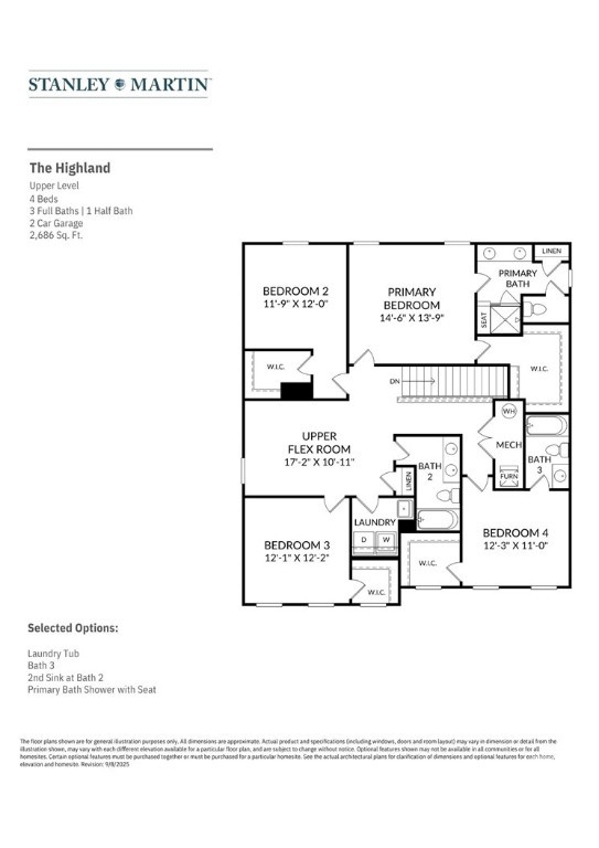 Upper Level Floor Plan