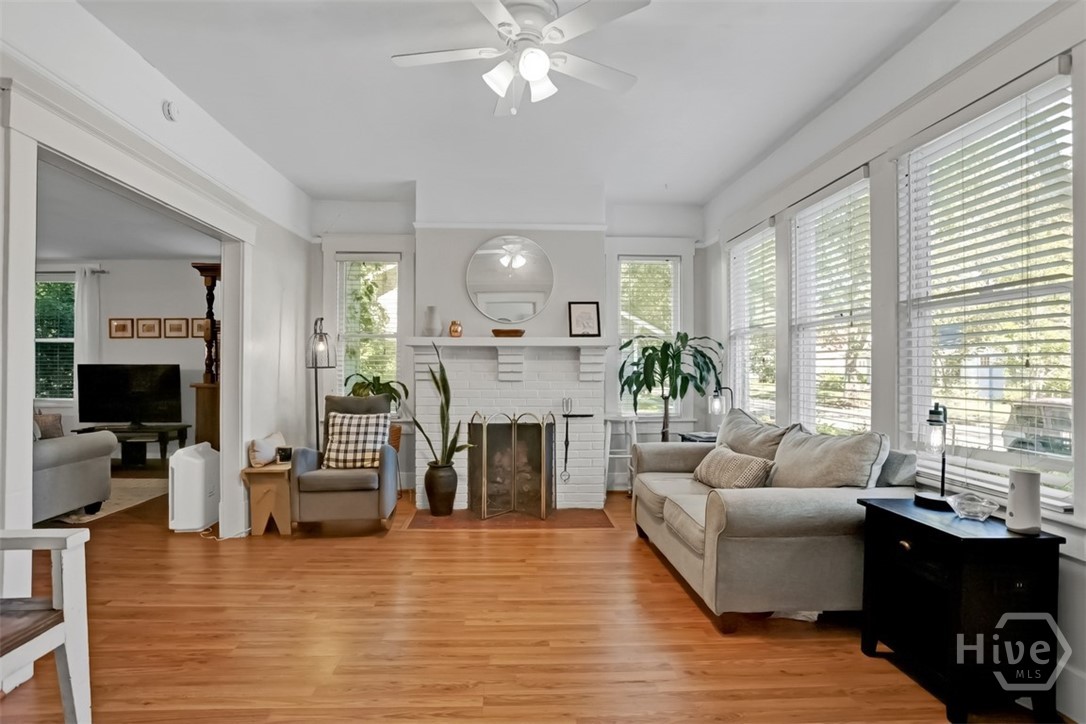 Tons of natural light floods in the home with all