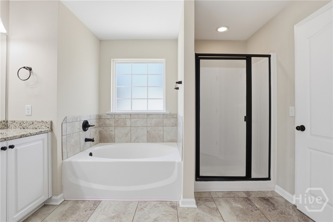 Garden Tub & Separate Shower