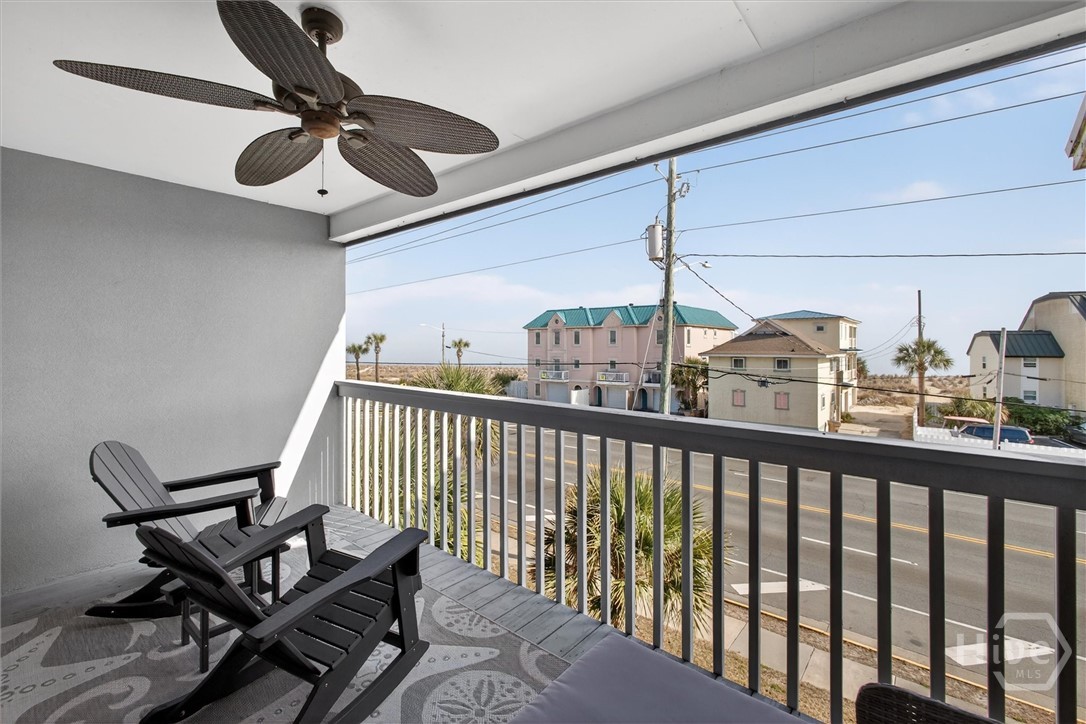 Primary suite balcony with ocean views