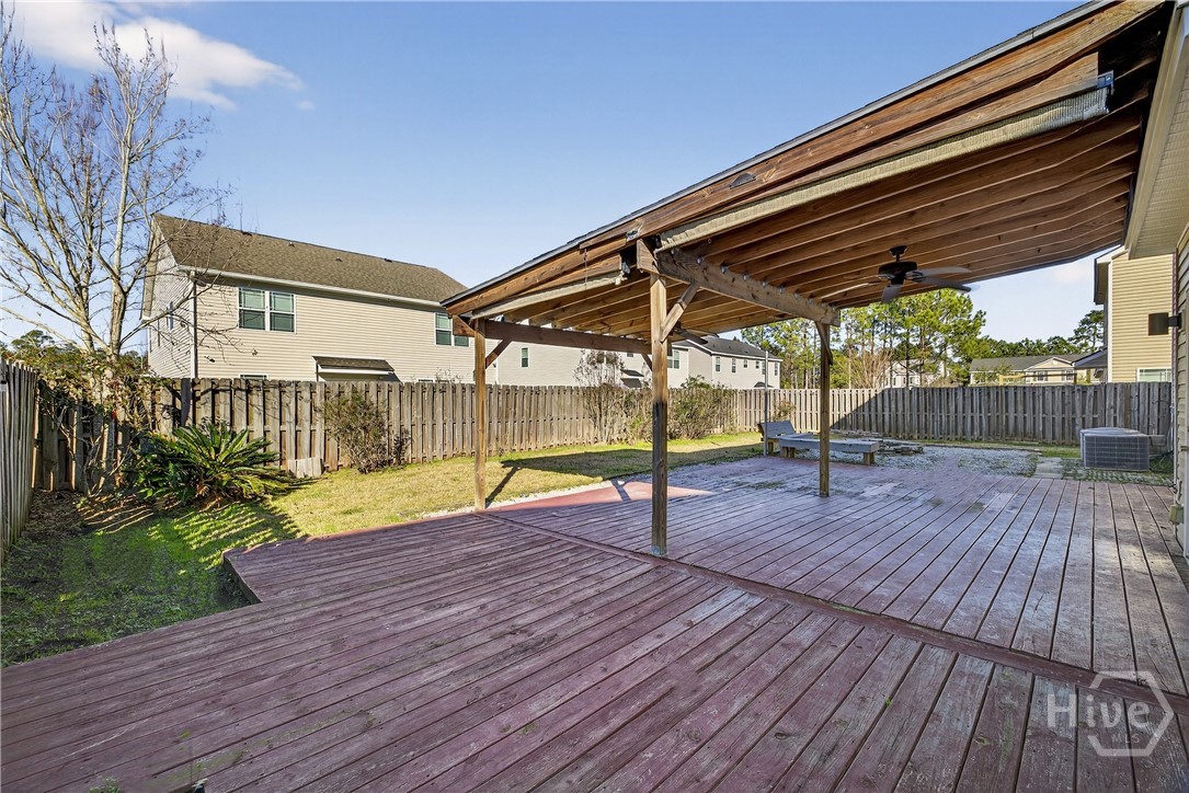 Backyard w/Privacy Fence