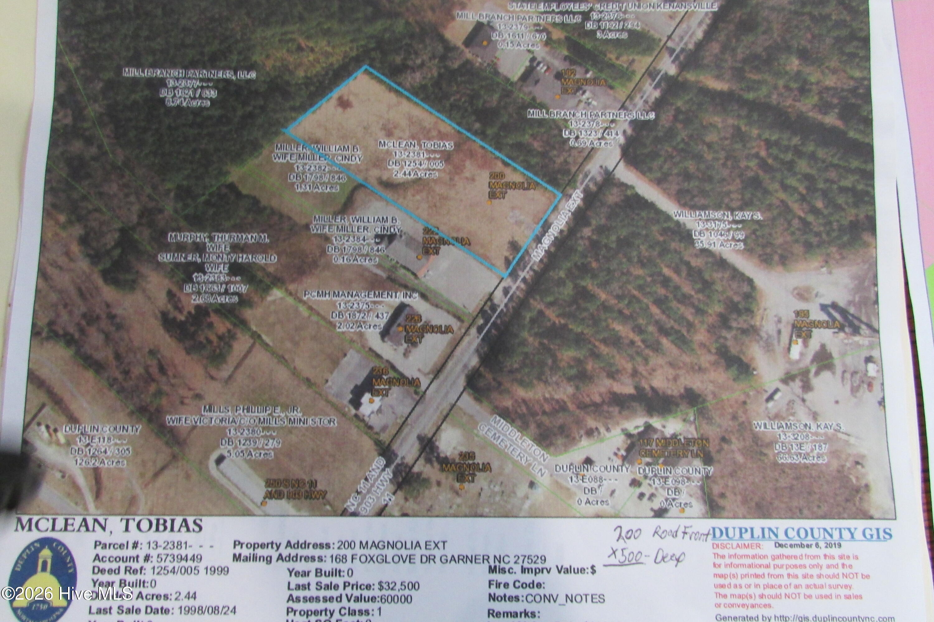 Exterior photo of 200 Magnolia Exd, Kenansville, NC 28349. MLS: 100584047