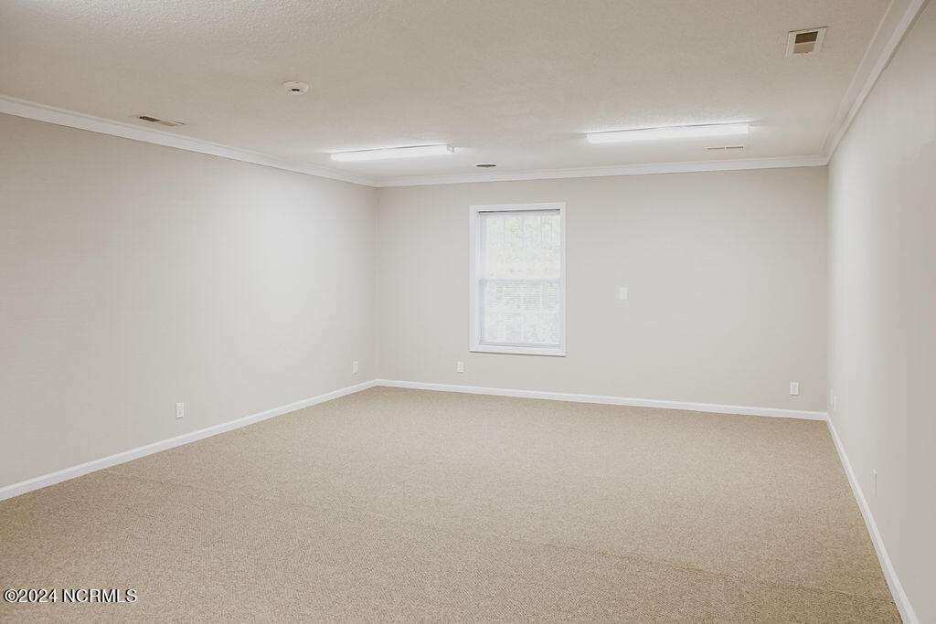 Suite E before temporary walls installed