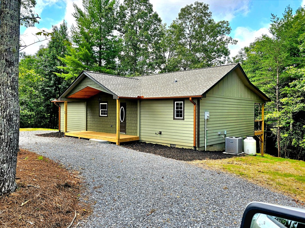 Front, circle driveway